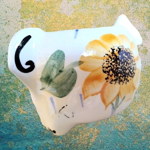 $$3DCAT Face & Tail Vanity/Trinket Dish CERAMIC Original Tag SUNNY - Picture 2 of 4